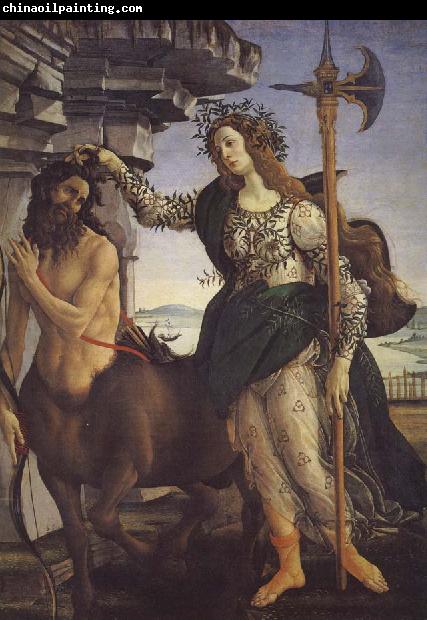 Sandro Botticelli pallade e il centauro