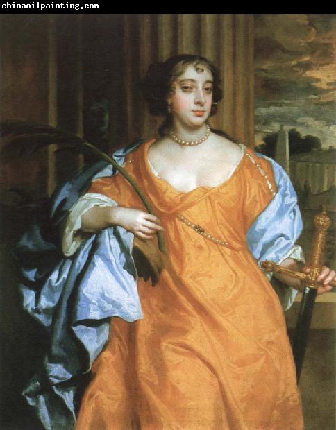 Sir Peter Lely barbara villiers,duchess of cheveland as st.catherine of alexandria