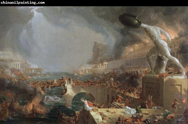 Thomas Cole the course of empire destruction