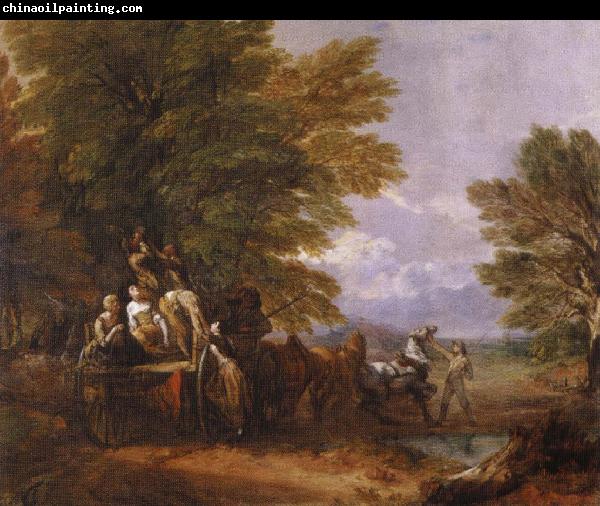 Thomas Gainsborough the harvest wagon