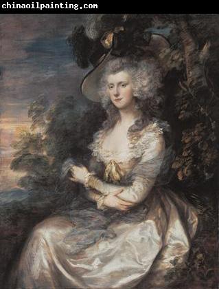 Thomas Gainsborough Mrs Thomas Hibbert. Neue Pinakothek.