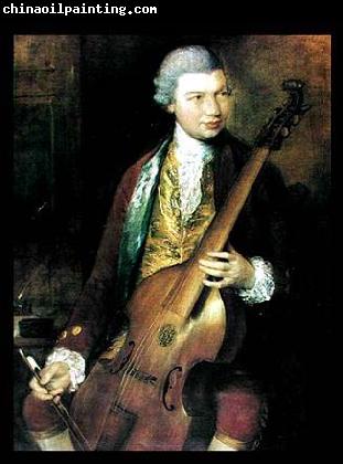 Thomas Gainsborough Portrait of the Composer Carl Friedrich Abel with his Viola da Gamba