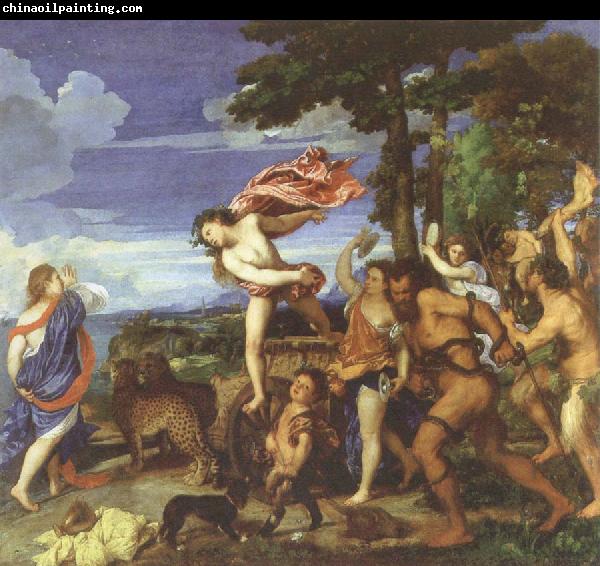 Titian bacchus and ariadne