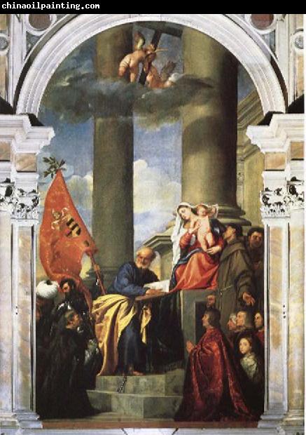 Titian Our Lady of the Pesaro family