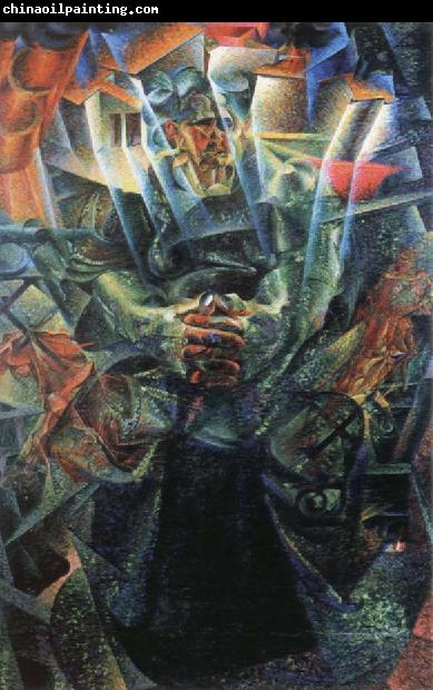 Umberto Boccioni materia