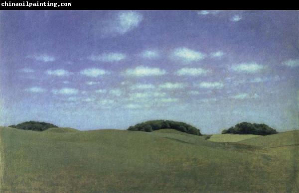 Vilhelm Hammershoi landscape from lejre