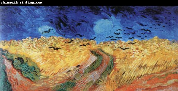 Vincent Van Gogh wheat field with crows