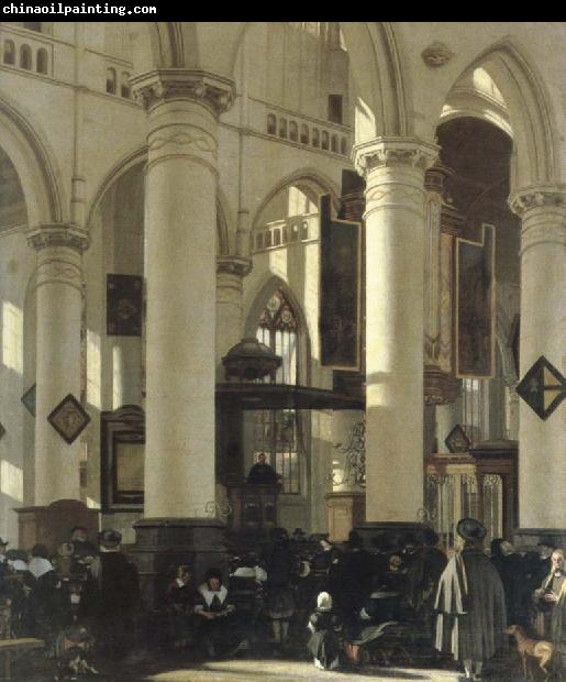 WITTE, Emanuel de interior of a church