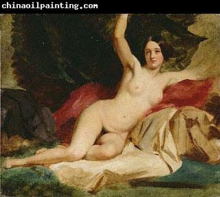 William Etty Female Nude In a Landscape