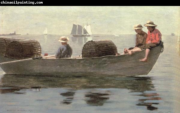 Winslow Homer three boys in a dory