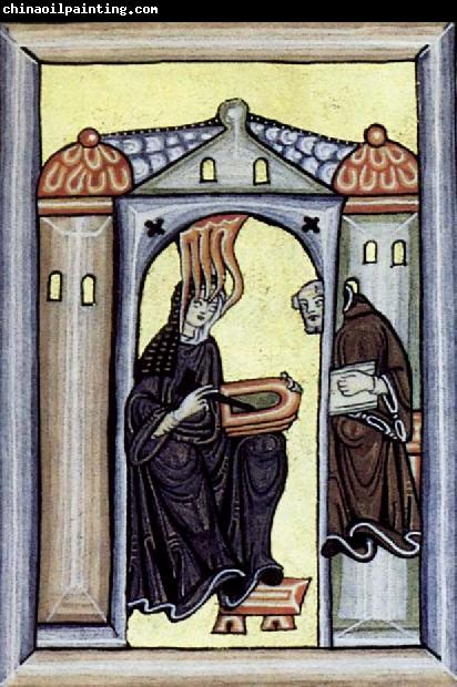 unknow artist Hildegard of Bingen illusion