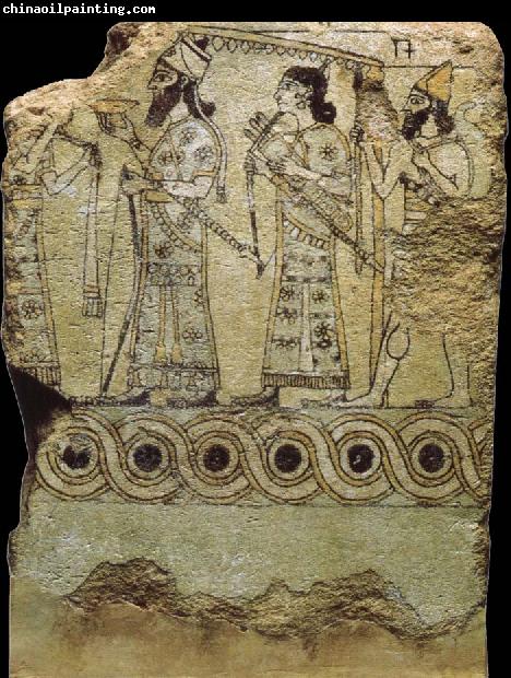 unknow artist Who brought the soldiers from the Assyrian Naxi dial II