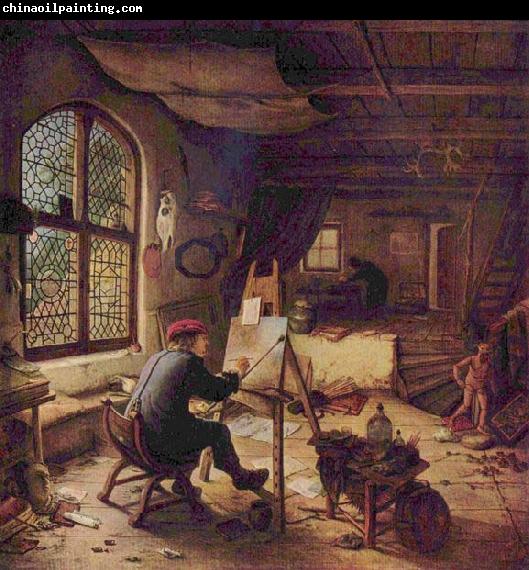 Adriaen van ostade The painter in his workshop