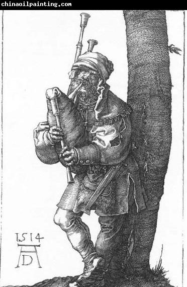 Albrecht Durer The Bagpiper