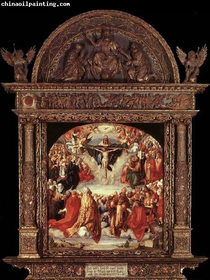 Albrecht Durer The Adoration of the Holy Trinity