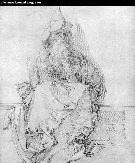 Albrecht Durer Seated Prophet