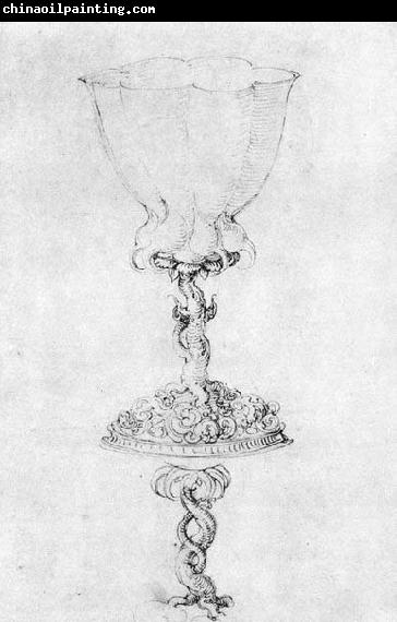 Albrecht Durer Design of a Goblet with a Variant of the Base