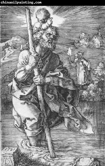 Albrecht Durer St Christopher Facing to the Right