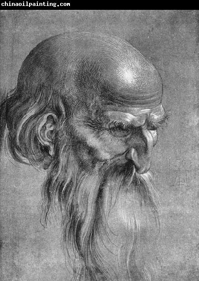 Albrecht Durer Head of an Apostle Looking Downward