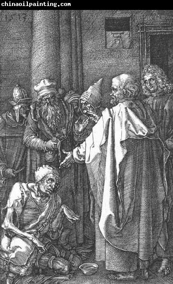 Albrecht Durer St Peter and St John Healing the Cripple