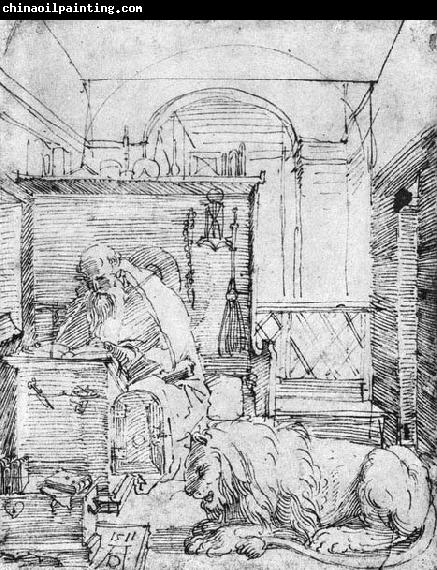 Albrecht Durer St Jerome in His Study