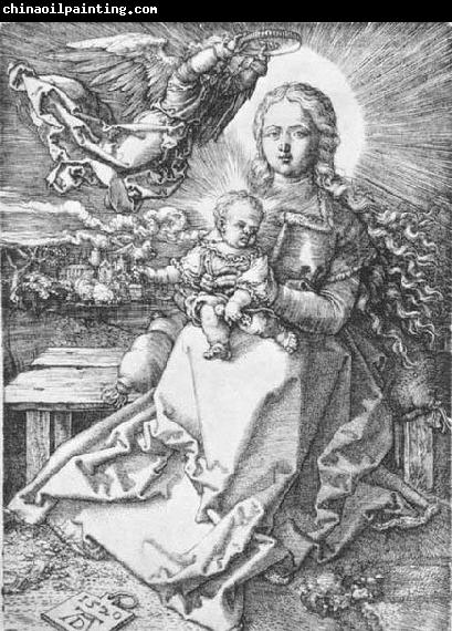 Albrecht Durer Madonna Crowned by an Angel