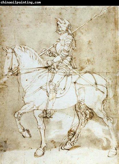 Albrecht Durer Knight on Horseback