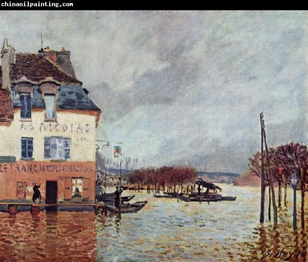 Alfred Sisley Flood at Port Marly,