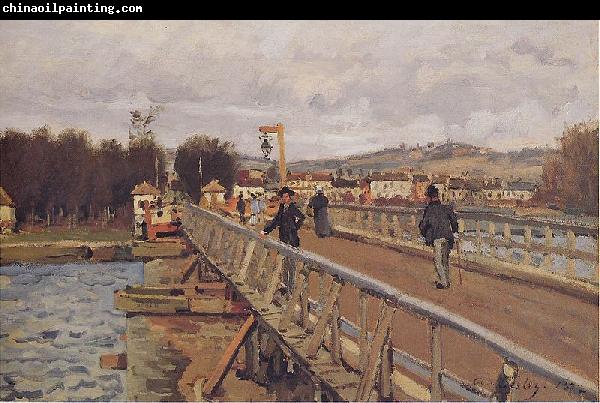 Alfred Sisley Footbridge at Argenteuil,