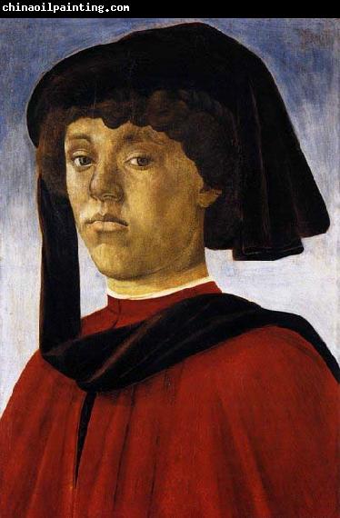 BOTTICELLI, Sandro Portrait of a Young Man