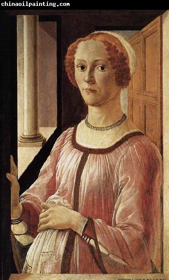 BOTTICELLI, Sandro Portrait of a Lady