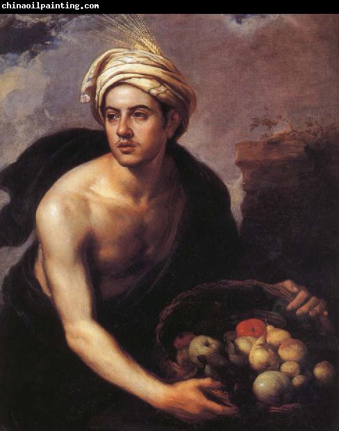 Bartolome Esteban Murillo The Shaonian Lang handheld Fruit Basket