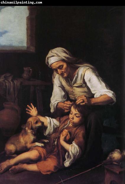 Bartolome Esteban Murillo The old woman and a child