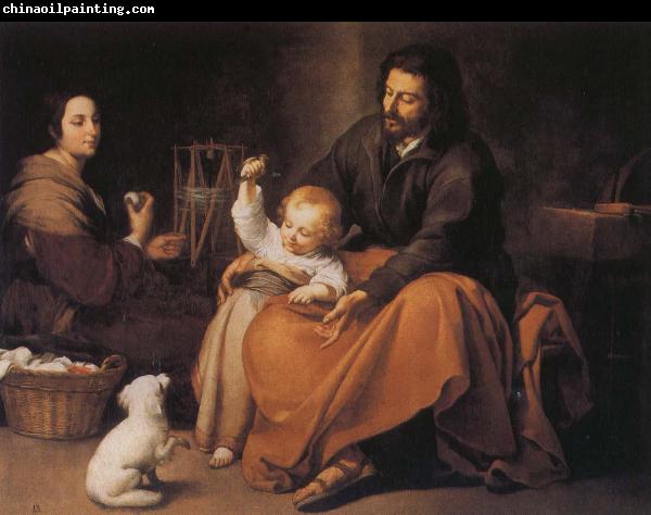 Bartolome Esteban Murillo Holy Family and the birds