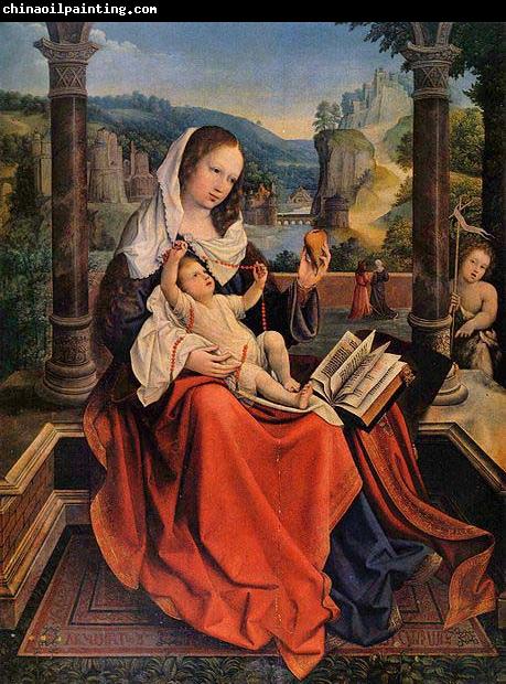 Bernard van orley Mary with Child and John the Baptist