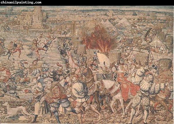 Bernard van orley The Battle of Pavia tapestry,