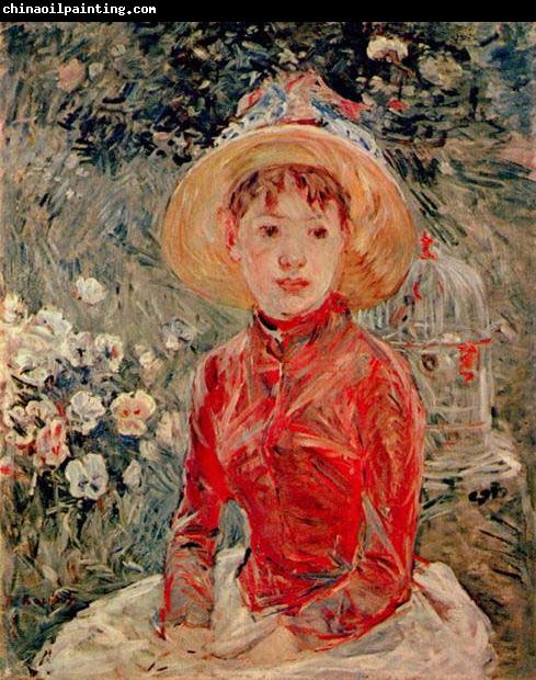 Berthe Morisot Young Girl with Cage