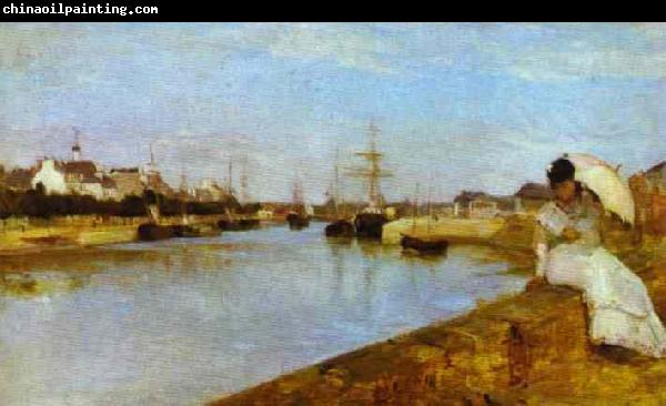 Berthe Morisot The Harbor at Lorient, National Gallery of Art, Washington