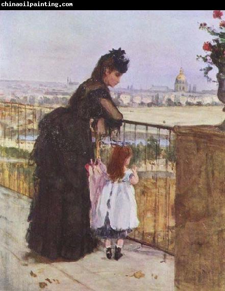 Berthe Morisot On the Balcony