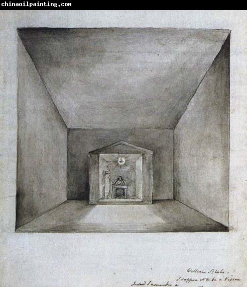 Blake, William Elisha in the Chamber on the Wall