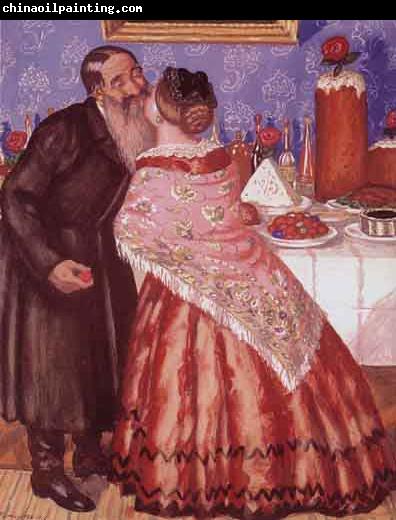 Boris Kustodiev Easter Greetings