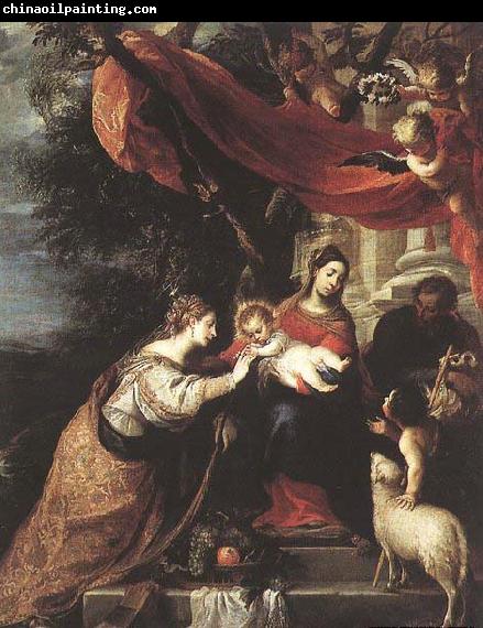 CEREZO, Mateo The Mystic Marriage of St Catherine