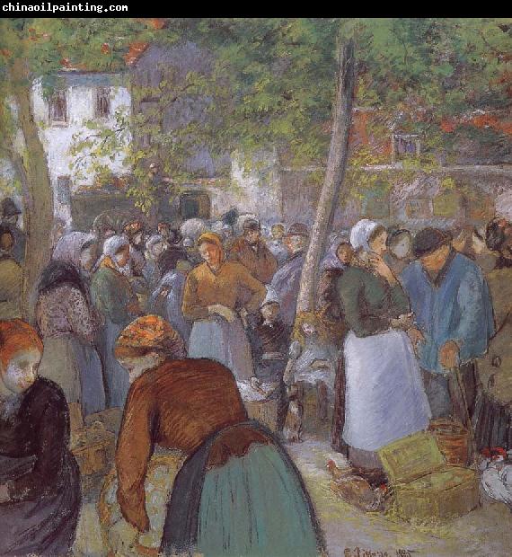 Camille Pissarro Market