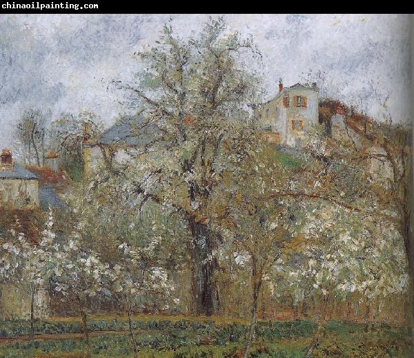 Camille Pissarro spring flowering gardens and trees