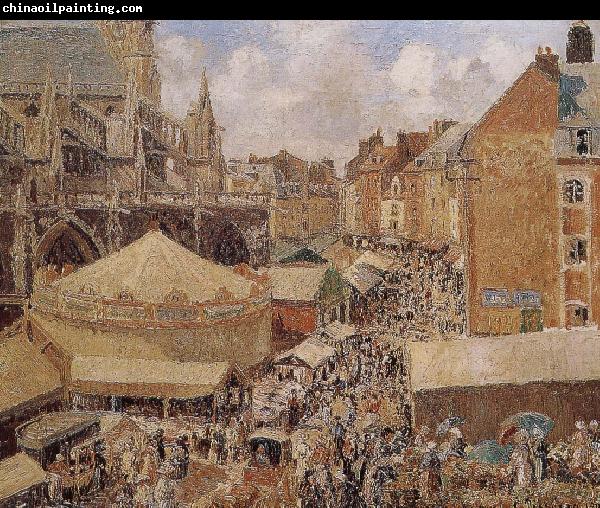 Camille Pissarro morning market