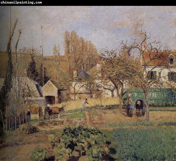 Camille Pissarro Loose multi-tile this Ahe rice Tash s vegetable garden