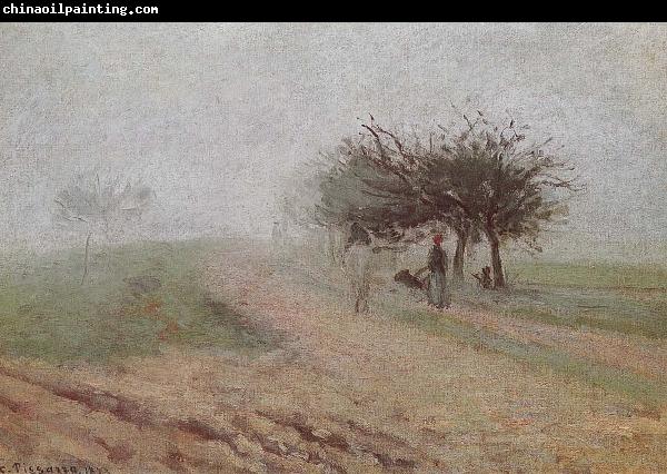 Camille Pissarro fog hole