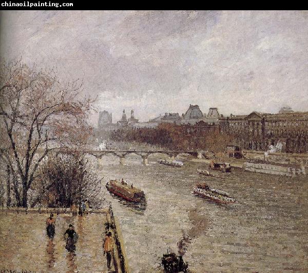 Camille Pissarro rain Louvre