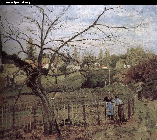 Camille Pissarro fence