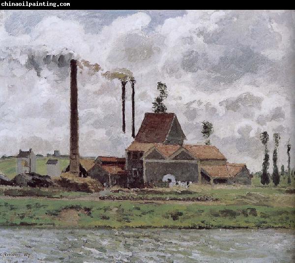 Camille Pissarro Metaponto factory near Watts